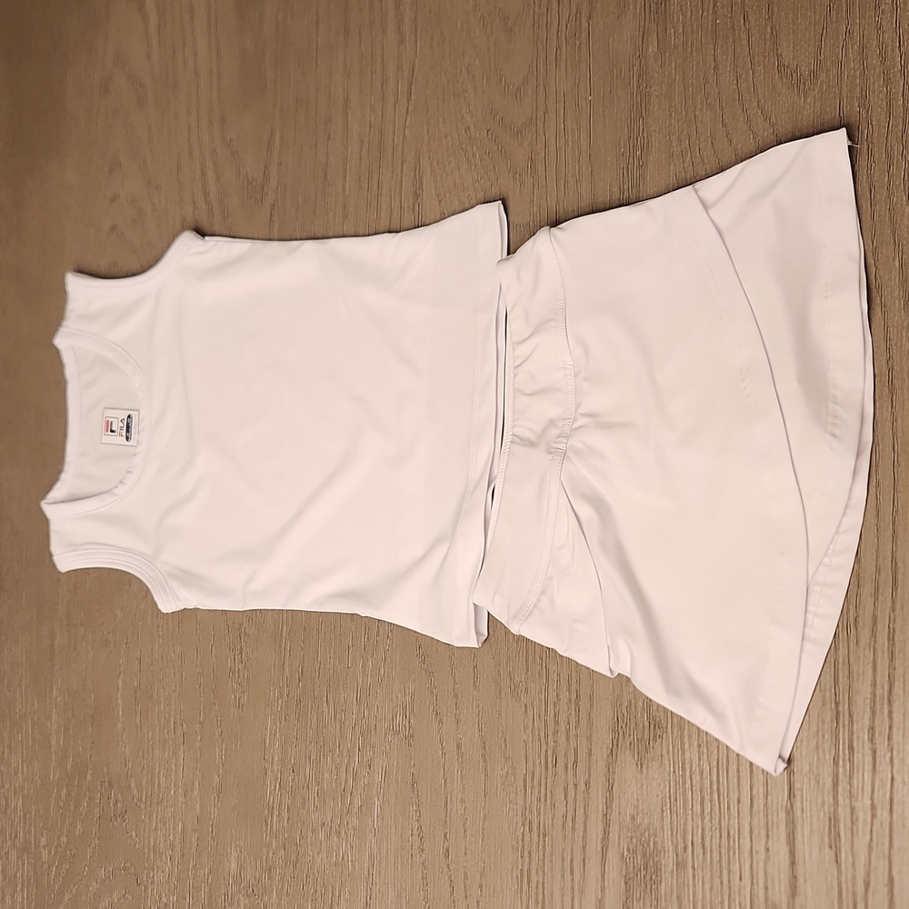 Fila girls tennis tank and skirt